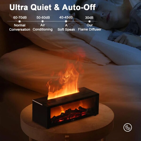 Air Humidifier and Air Purifier with Aromatherapy Flame Effect - Image 2