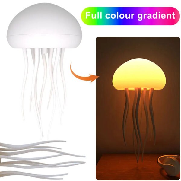 Jellyfish Lamp LED Night Light with Voice Control - Image 4